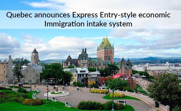 Quebec announces Express Entry-style economic immigration intake system